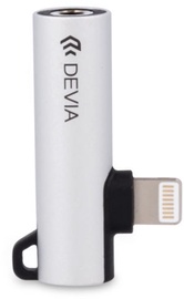 Devia Smart Series Lightning To Lightning/3.5mm Adapter Silver