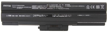 Klēpjdatoru akumulators Mitsu Battery For Sony BPS13 4400mAh