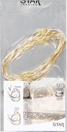 Star Trading Light Chain Dew Drop White 80cm