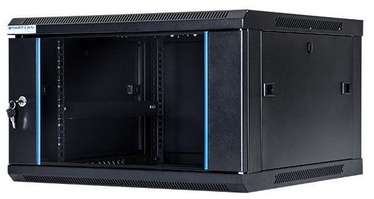 Digitalbox START.LAN Wall Cabinet 19'' 6U/450mm Glass Black