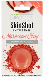 Veido kaukė Bielenda Skin Shot Mask Moroccan Clay, 8 g