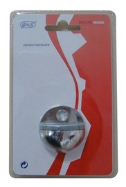 Durų atrama DS013CC, chromuota, 4,5 x 2,5 cm