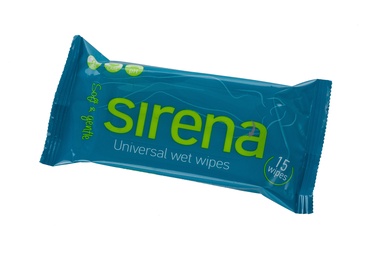 Drėgnos servetėlės Sirena, 15 vnt.