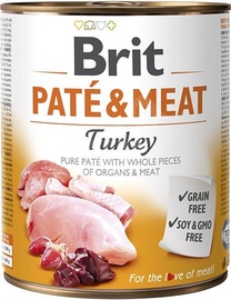 Brit Pate & Meat Turkey 800g