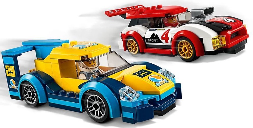 Конструктор LEGO City Гоночные автомобили 60256, 190 шт.