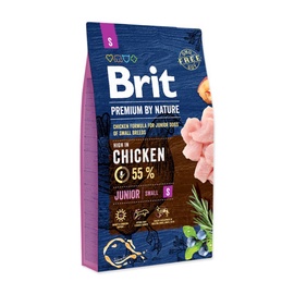 Sausas ėdalas šunims Brit Premium Junior S, su vištiena, 1 Kg