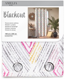 Nakts aizkari AmeliaHome Blackout Geometric, 1400x2450 mm