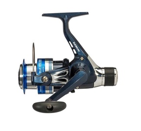 Spole Jaxon Blue Bird GT Reel 400 5-OWC, 319 g, sudraba/melna/gaiši zila