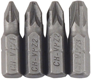 Beast PZ Screwdriver Bits 1/4'' 25mm 4pcs