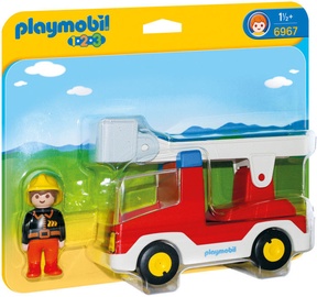Playmobil 1-2-3 Ladder Unit Fire Truck 6967