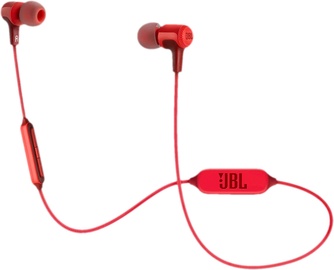 Ausinės JBL E25BT Bluetooth Headphones Red
