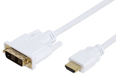 Juhe Vivanco Cable HDMI to DVI White 1.5m 22146