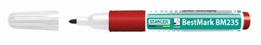 Valge tahvli marker Stanger BestMark BM235 Whiteboard Marker Softgrip 10pcs Red 714002