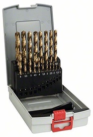 Bosch Professional 2608587015 HSS-TiN Metal Drill Bit Set 19pcs