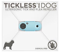 Tickless Mini Dog Ultrasonic Tick & Flea Repeller Blue