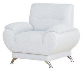 Fotelis Kanclers Livonia Fabric White, 92x76x89 cm