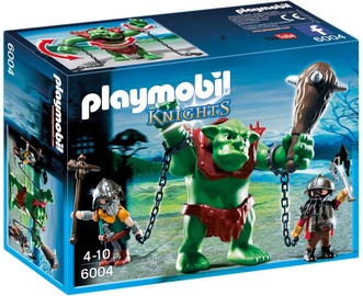 Playmobil Knights Giant Troll With Dwarf Fighters 6004
