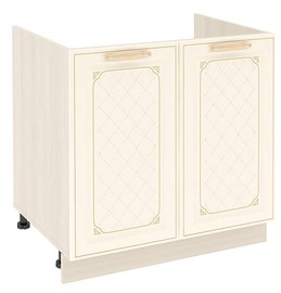 DaVita Milana 23.51 Kitchen Bottom Cabinet Under The Sink Astrid Pine/Vanilla