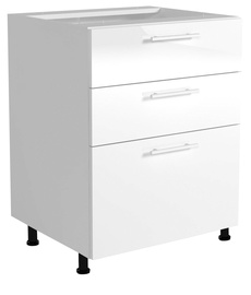 Apakšējais virtuves skapītis Halmar Vento D3S-80/82 White