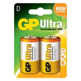 Baterijas GP Batteries Ultra Alkaline, R20, 1.5 V, 2 gab.
