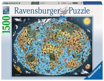 Dėlionė Ravensburger Puzzle Cartoon Earth 1500pcs