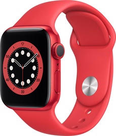 Apple Watch Series 6 GPS 40mm PRODUCT(RED) Aluminum PRODUCT(RED) Sport Band (pažeista pakuotė)