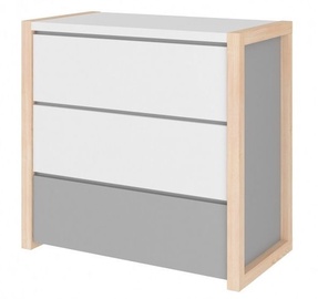 Komoda Bellamy Pinette White/Gray