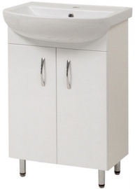 Vannas istabas skapītis Sanservis Arteco-55 510x845x280mm White
