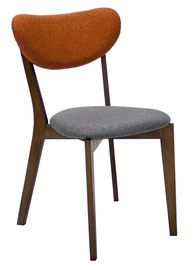 Home4you Chair Luxy Gray/Orange 20893
