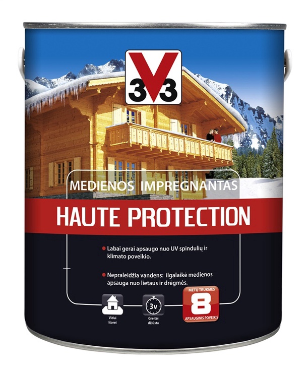 Puidukaitsevahend V33 Haute Protection, roheline, 2.5 l