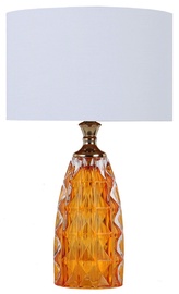 Home4you Luxo Table Lamp 58cm Yellow Glass