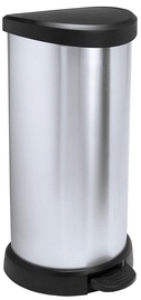 Curver Deco Bin 40l Silver