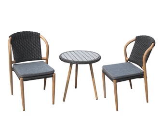 Комплект уличной мебели Domoletti, серый/многоцветный, 1-2 места