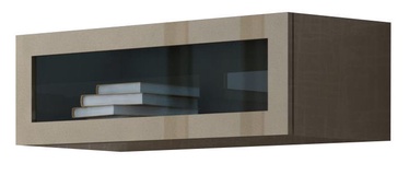 Cama Meble Vigo 90 Cabinet Glass Latte/Latte Gloss