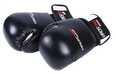 Боксерские перчатки VirosPro Sports SG-1011A, черный, 16 oz