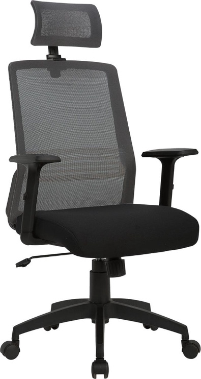 Офисный стул Home4you, черный/серый
