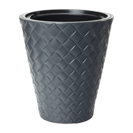 Цветочный горшок Form Plastic Makata 2820-14, пластик, Ø 40 см, черный