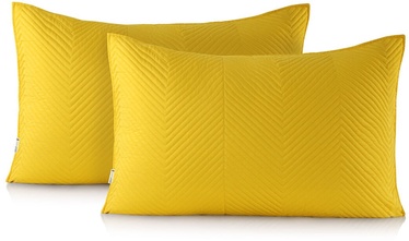 DecoKing Messli Pillowcase Honey Yellow 50x70 2pcs