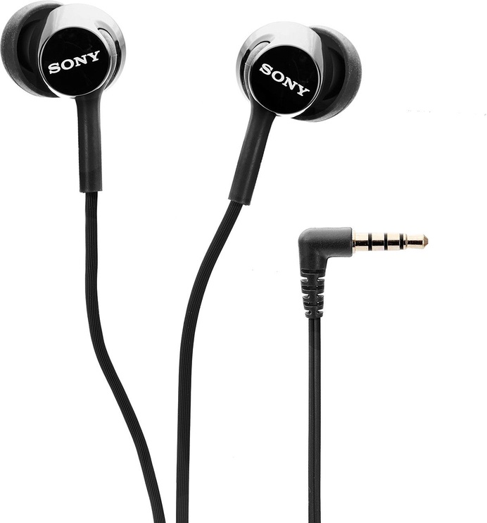 Laidinės ausinės Sony EX155AP, juoda