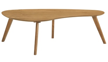 Kafijas galdiņš Home4you Scarlett 20995, brūna, 1200x600x380 mm