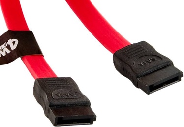 4World HDD Cable SATA 3 0.9m Red