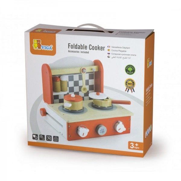 Rotaļu virtuves piederumi VIGA Foldable Cooker