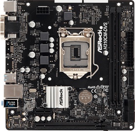 Pagrindinė plokštė ASRock H310CM-DVS