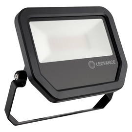 Prožektors Ledvance, 30 W, 3600 lm, 4000 °K, IP65, melna