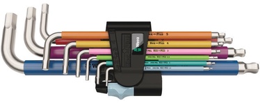 Ключ шестигранник Wera 3950SPKL/9 SM, 219 мм