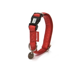 Kaklasiksna MacLeather ādas 20-40x1,5cm, sarkana