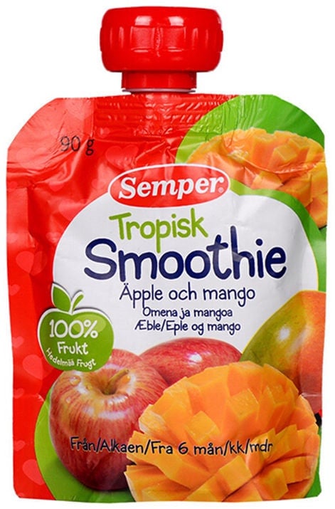 Semper Smoothie From 6 Months 90g Apple & Mango 