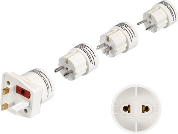 Адаптер Hama "Universal II" Travel Adapter Plug Set 4pcs 00044220