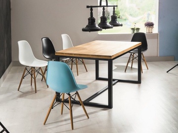 Signal Meble Table Loras A Oak/Black 150x90cm