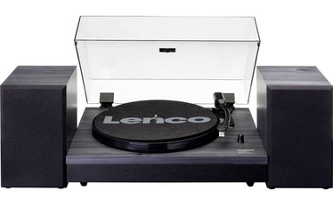 Lenco LS-300 Turntable With Separate Speakers Black